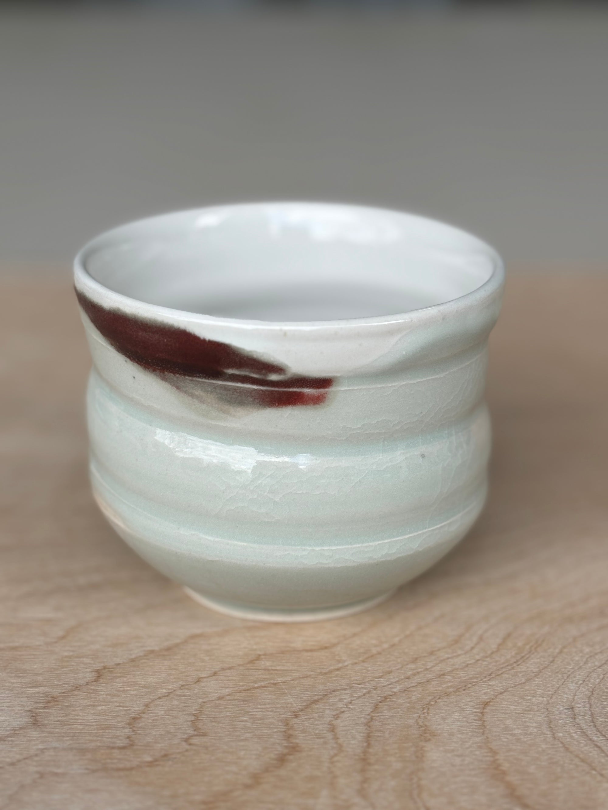 Crimson and Cream bowl