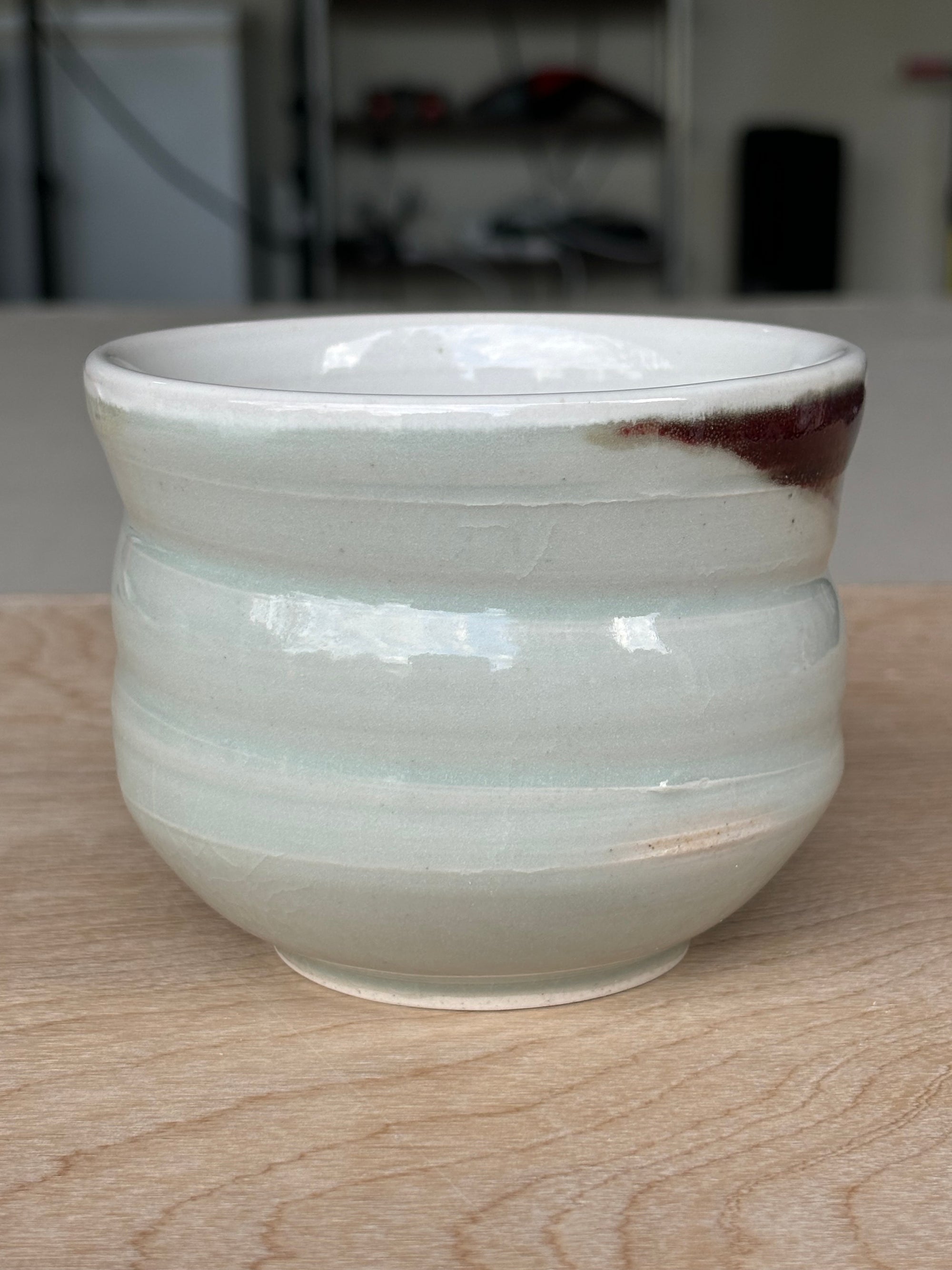 Crimson and Cream bowl