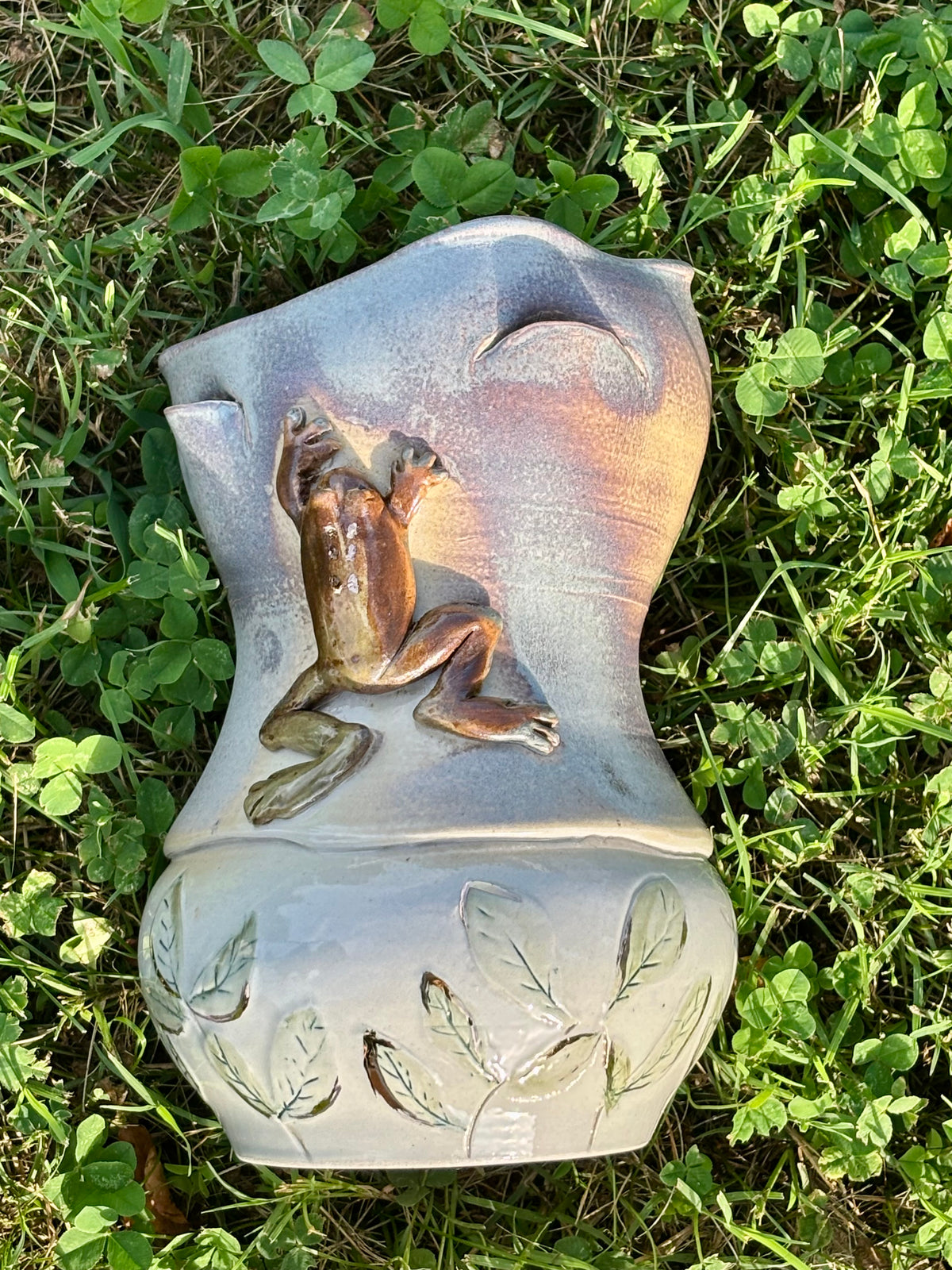 Large Frog Vase