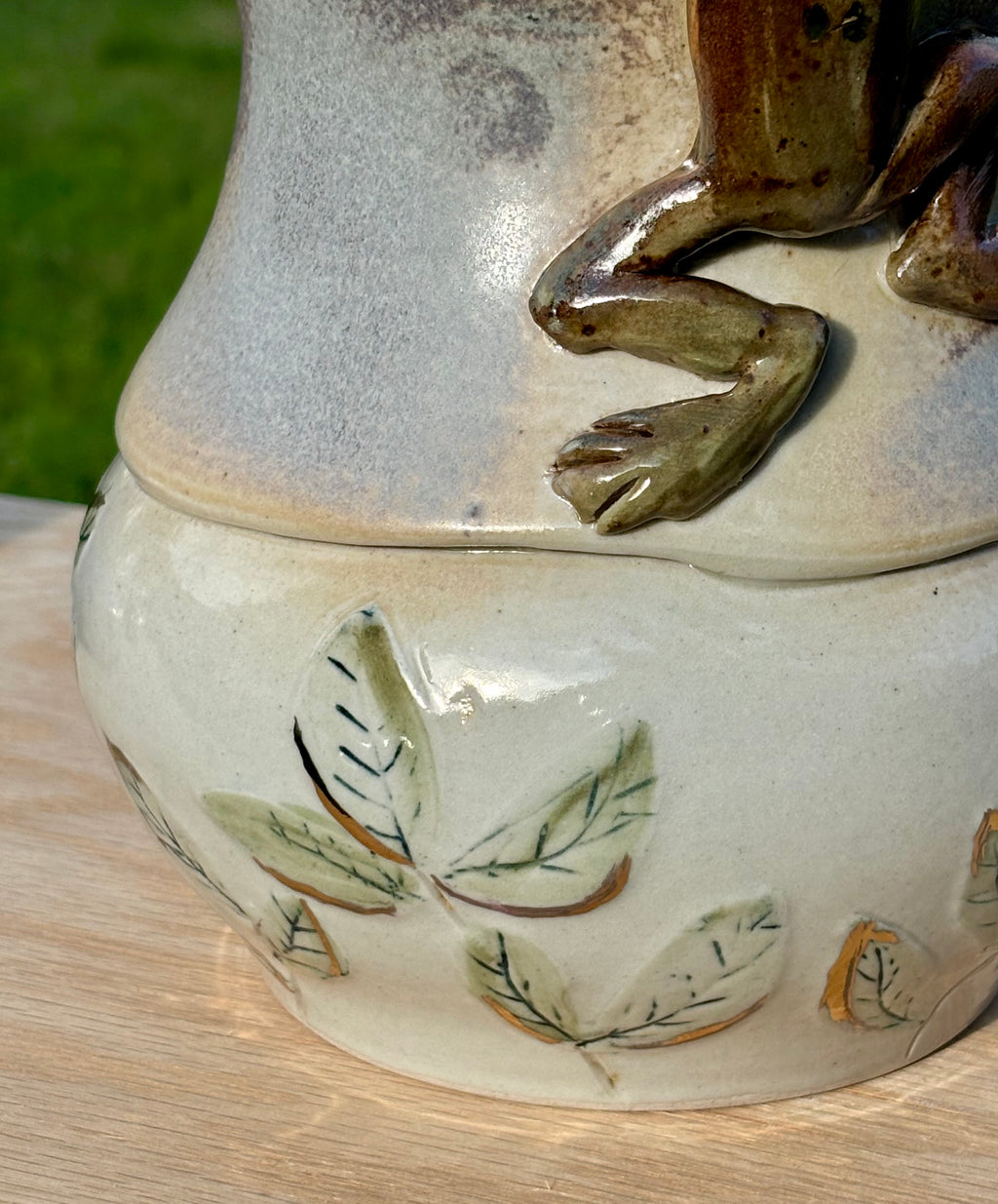 Large Frog Vase