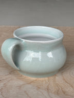 Light Blue and Creamy Crackle