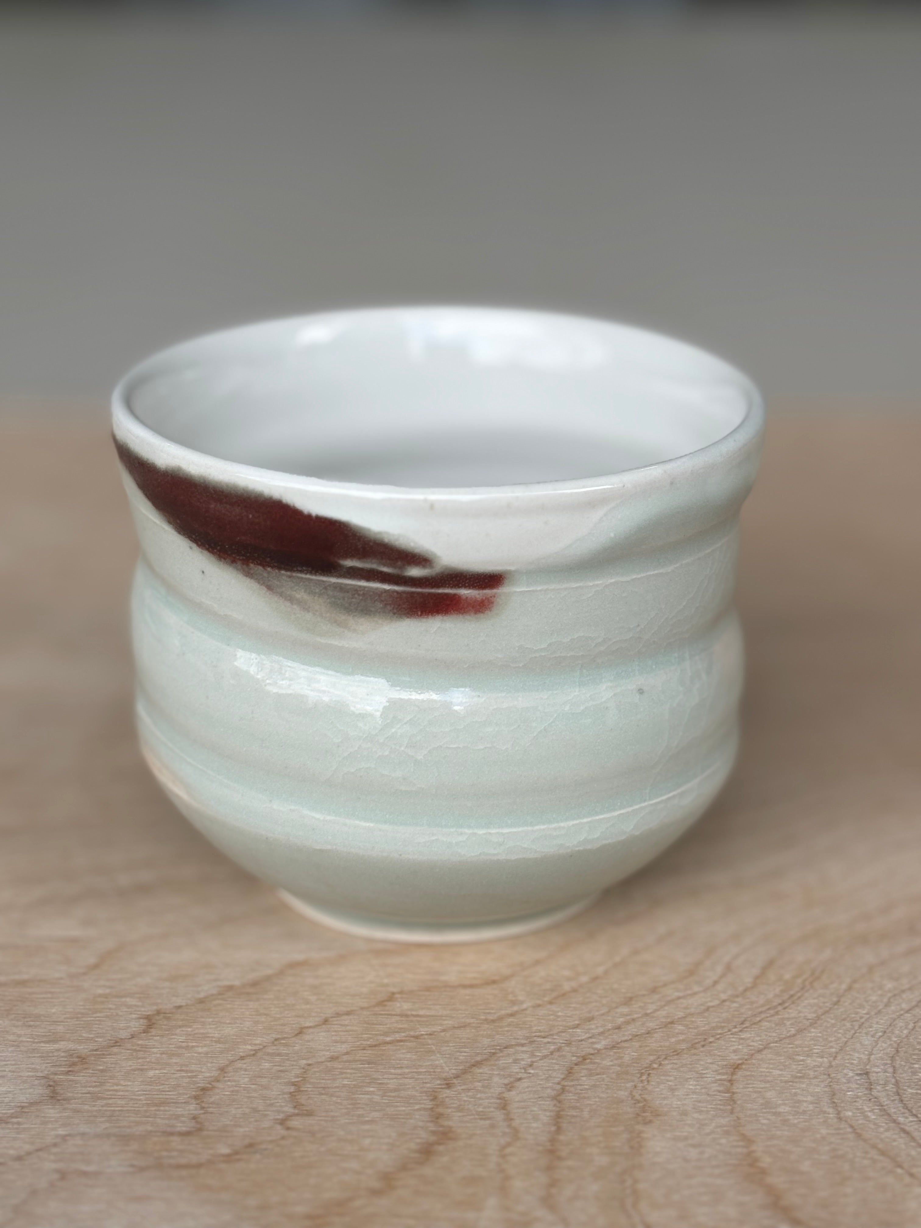 Crimson and Cream bowl