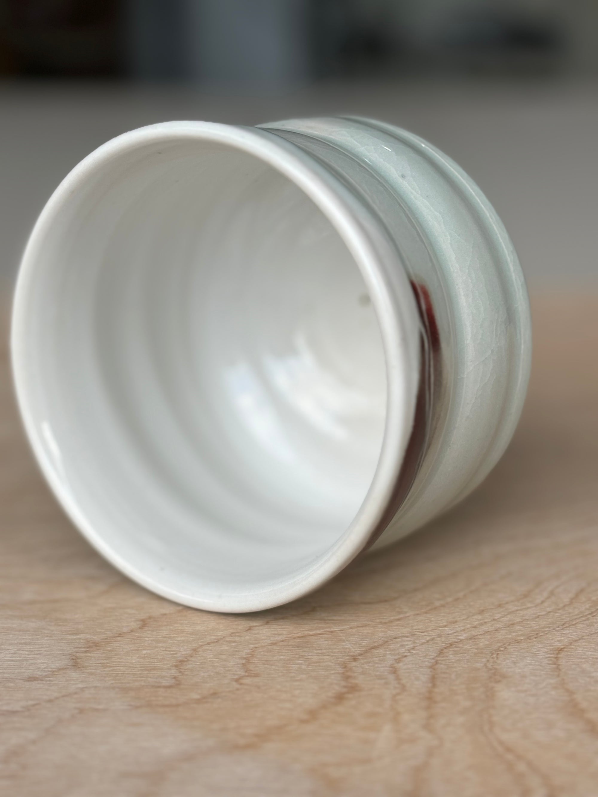 Crimson and Cream bowl