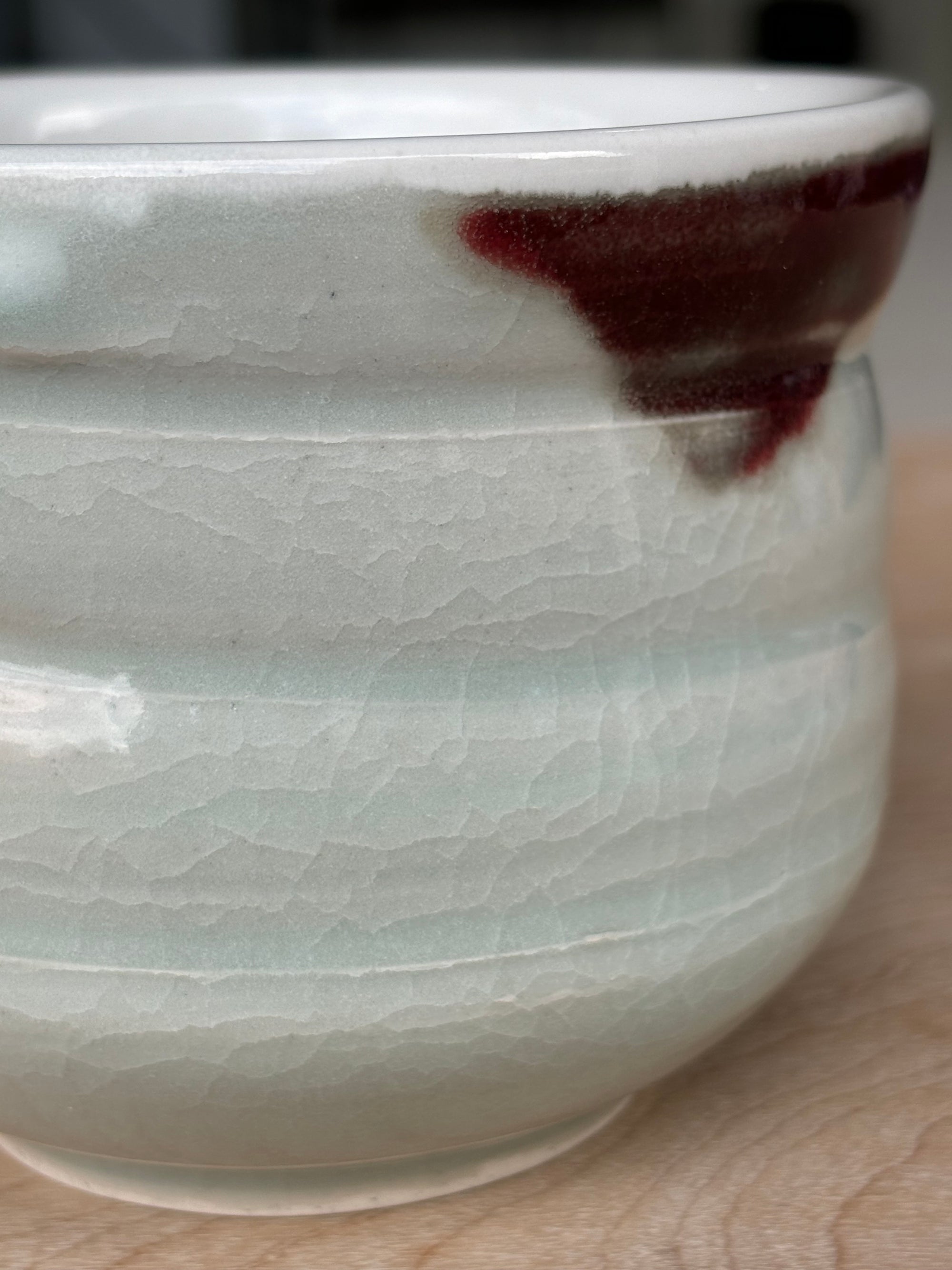 Crimson and Cream bowl
