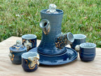Miniature Blue Teaset