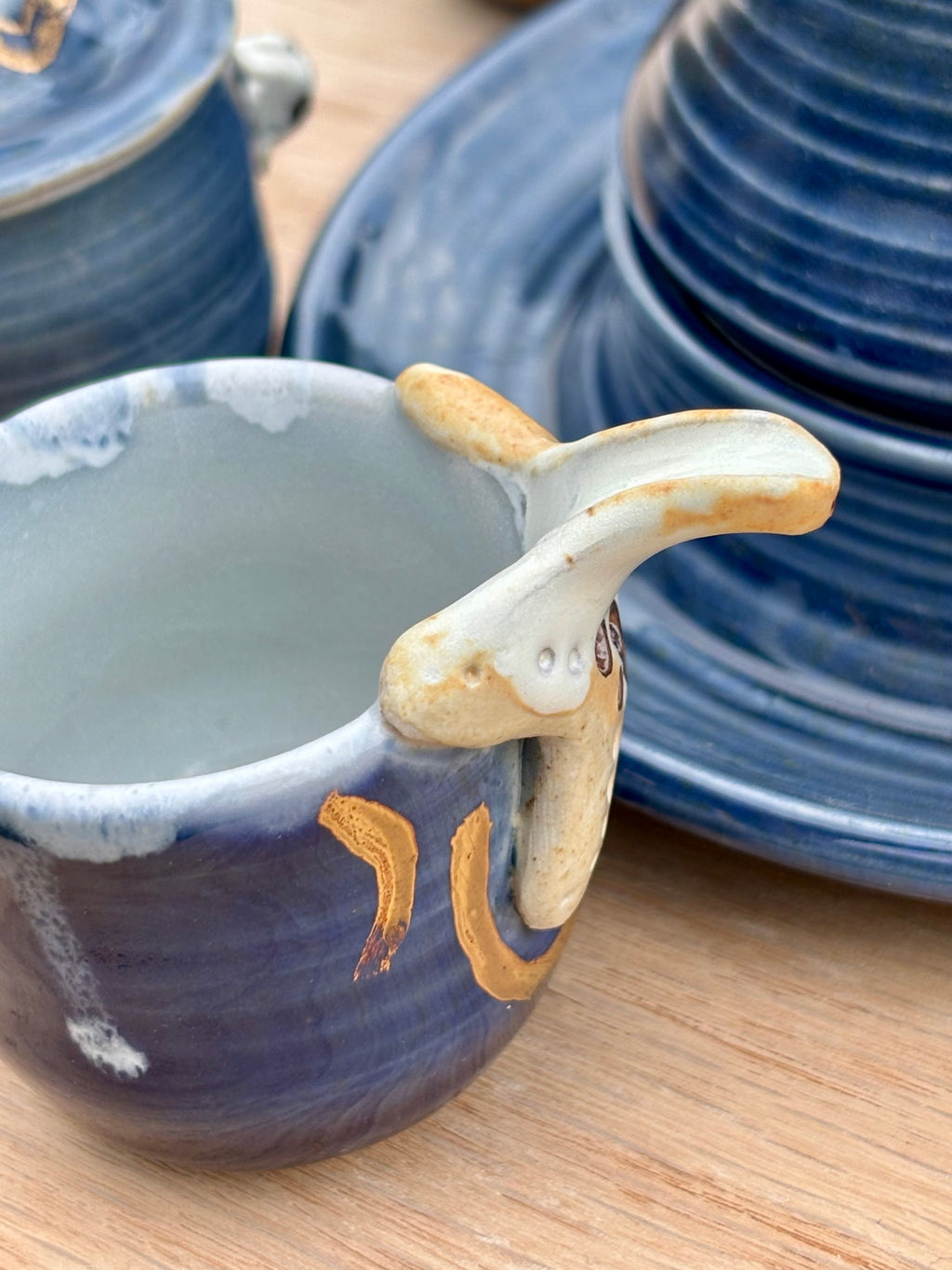 Miniature Blue Teaset