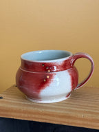 Red with Gold Dots
