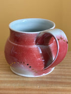 Red with Gold Dots